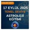 Temel Astroloji Eğitimi 21 Eylül 2025 ONLINE