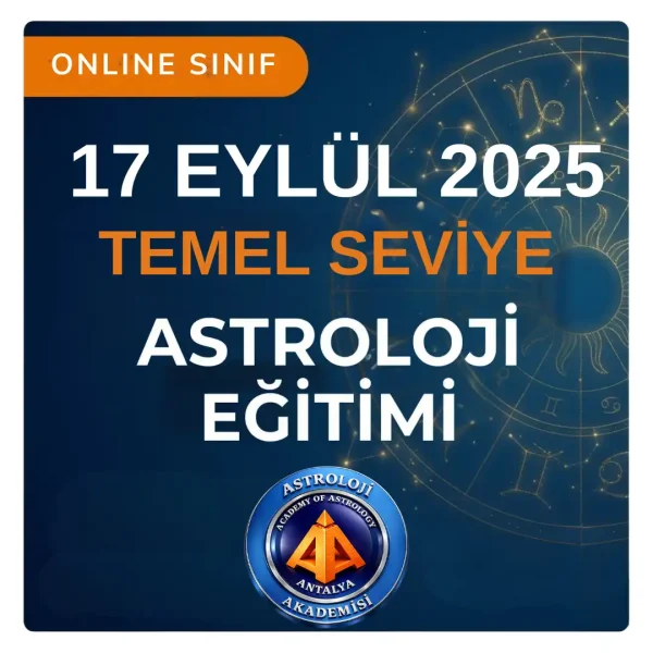 Temel Astroloji Eğitimi 21 Eylül 2025 ONLINE