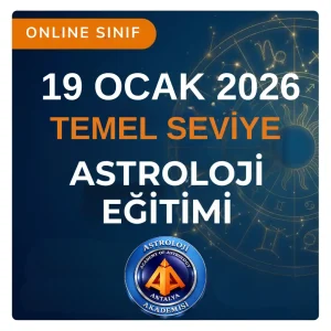 Temel Astroloji Eğitimi ONLINE 19 OCAK 2026