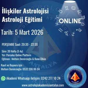 İLİŞKİLER ASTROLOJİSİ ONLINE 5 mart 2026