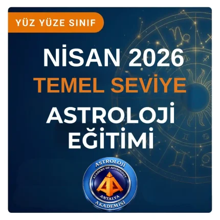 Temel Astroloji Eğitimi YÜZYÜZE Nisan 2026