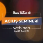 2 Mart 2024 Açılış Seminerinin Perculus kaydını izlemek için satın alabilirsiniz