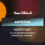 Anticium - Kontra Anticium Webinarı  Kayıt Paketi 21 22 23 Aralık