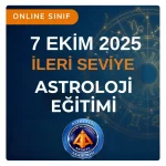 İleri Seviye Astroloji  7 Ekim Online