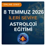 İleri Seviye Astroloji  8 Temmuz 2026 Online