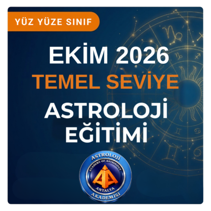 Temel Astroloji Eğitimi YÜZ YÜZE EKİM 2026