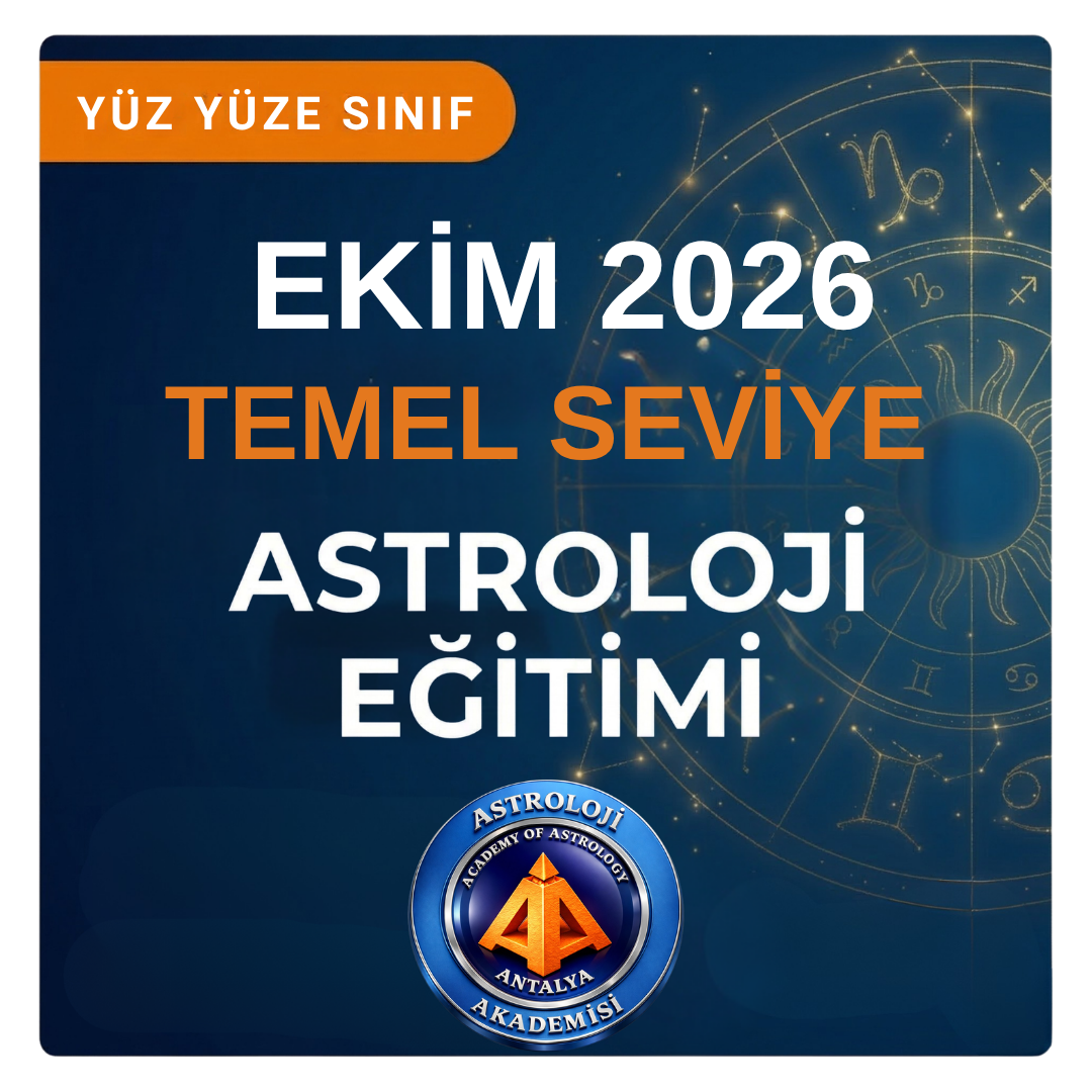 EĞİTİM ÜRÜN RESİMLERİ (4) Temel Astroloji Eğitimi YÜZ YÜZE EKİM 2026 - Görsel 1