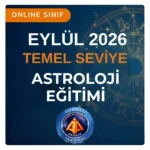 Temel Astroloji Eğitimi ONLINE Eylül 2026