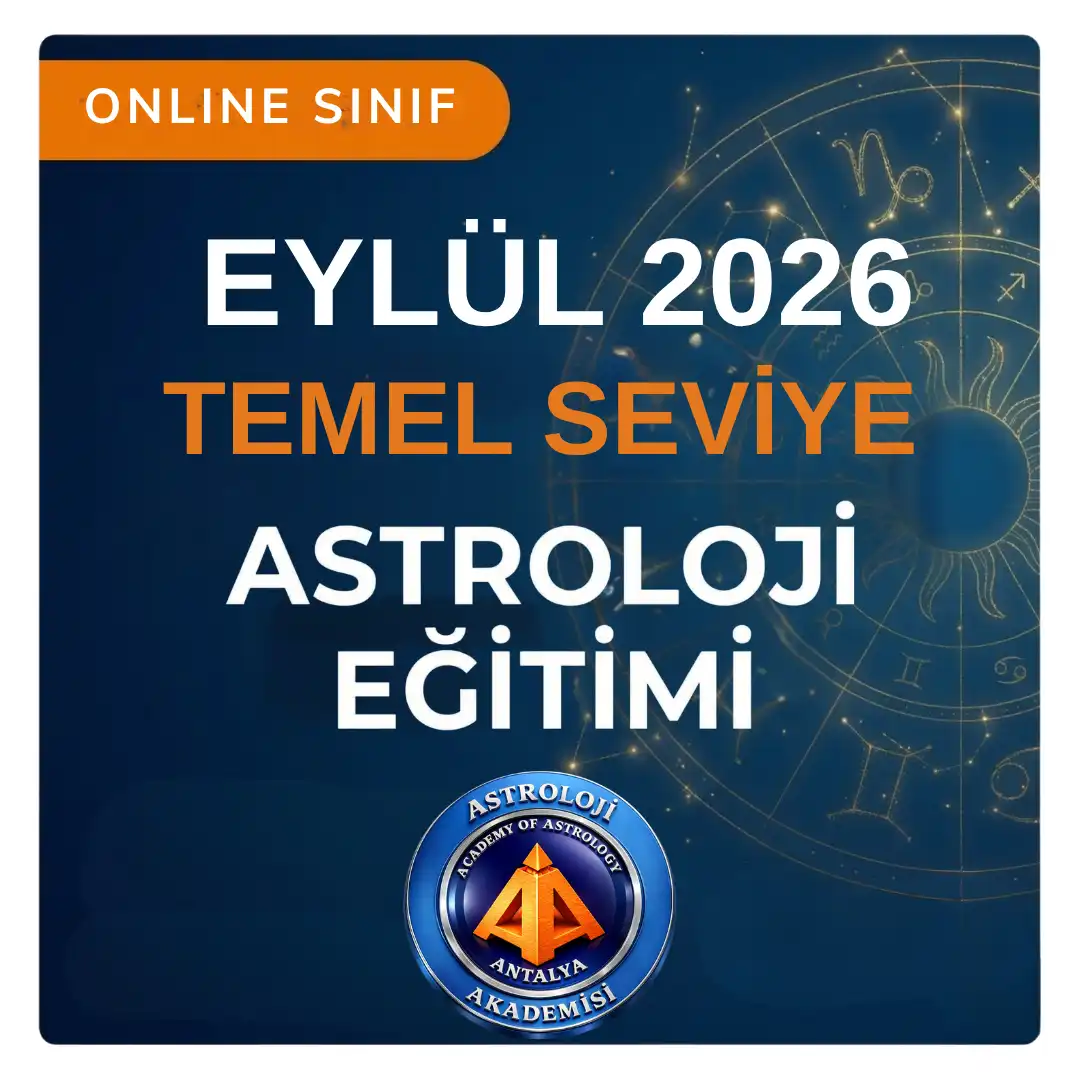 EYLÜL 2026 TEMEL SEVİYE Temel Astroloji Eğitimi ONLINE Eylül 2026 - Görsel 1