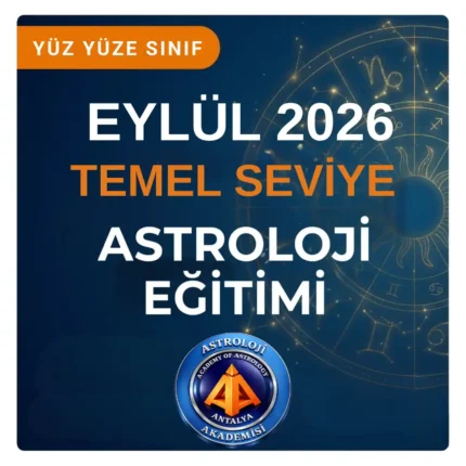 Temel Astroloji Eğitimi YÜZ YÜZE Eylül 2026